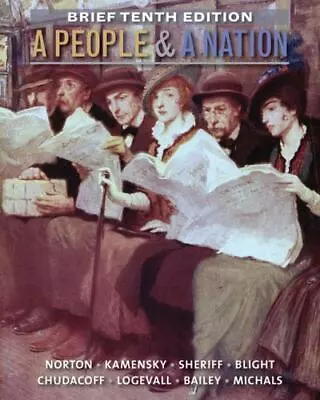 A People And A Nation: A History Of The United States Brief 10th Edition • $69.99