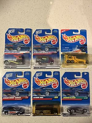 Hot Wheels RARE Lot ! Street Cleaver Jaguar XJ220 ‘95 Camaro School Bus &more • $14.12