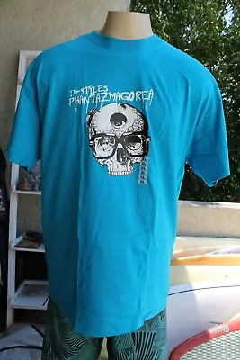 D-Styles Phantazmagorea Invisibl Skratch Piklz Blue Vintage Hip Hop XL T-Shirt • $350