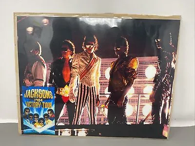 Jacksons 1984 Victory Tour Laminated Poster/picture Micheal Jackson 19” X 15” • $17.95