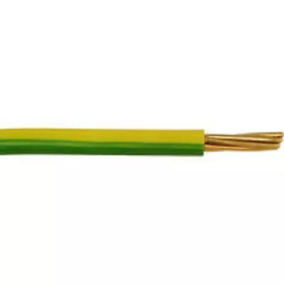 £2.45 • Buy Earth Cable Single Core 6491x  4mm /6mm / 10mm / 16mm Green And Yellow