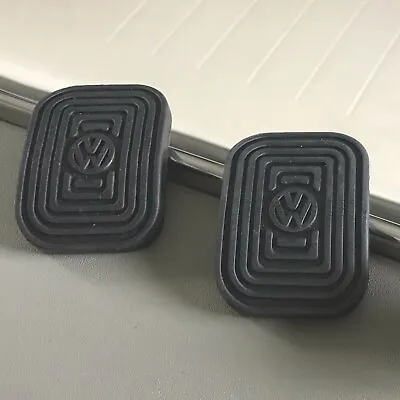 VW Brake Clutch Rubber Pedal Covers PAIR  Oval Split Okrasa Petri Zwitter Kdf  • $19.95