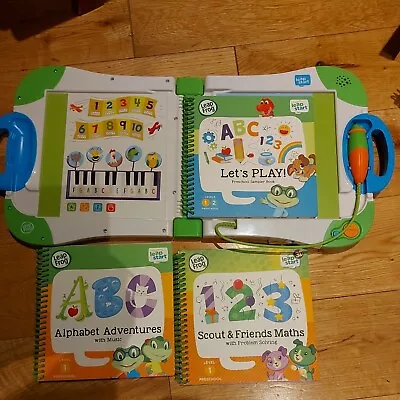 Green Leapfrog Leapstart Educational Learning Console With 3 Books Boxed • £39.99