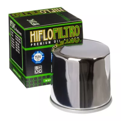 Hiflo Premium Oil Filter Chrome For TRIUMPH Street Triple R 765 2017-2018 • $14.37