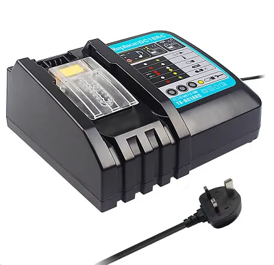 £19.89 • Buy Fast Battery Charger Fit For Makita BL1830 BL1840 BL1850 7.2V-18V 3A LCD Display