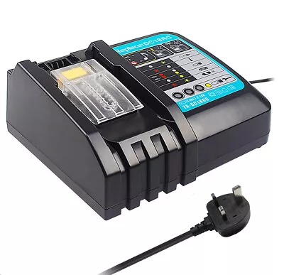 Fast Battery Charger Fit For Makita BL1830 BL1840 BL1850 7.2V-18V 3A LCD Display • £18.98