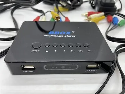 BBOX B10/B10H MultiMedia Player PC To TV Film MMP HDMI/AV/YUV USB Port*2 Stereo • $40