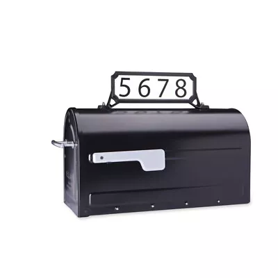 Architectural Mailboxes Black Plastic Manhattan Mailbox Name/Address Kit • $29.04