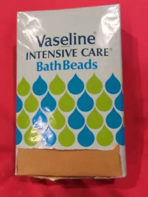 Vaseline Intensive Care Moisturizing Bath Beads 15 Oz Vintage  NEW Sealed • $18.99