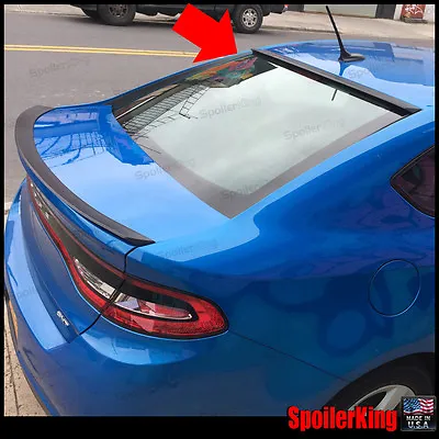 (818R) StanceNride Rear Roof Spoiler Window Wing (Fits: Dodge Dart 2013-2016) • $76.30