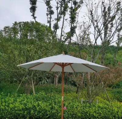 Charles Taylor Trading Outdoor Garden Parasol Umbrella Grey • £74.95