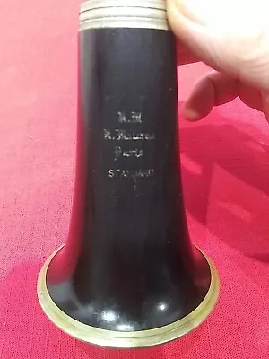 Vintage R M Malerne Paris Standard Wood Bb Clarinet Bell • $30