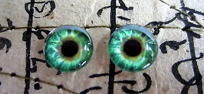 £1.50 • Buy Taxidermy Glass Dragon, Doll, Teddy Eyes, Human Green 10mm, 14mm, 16mm