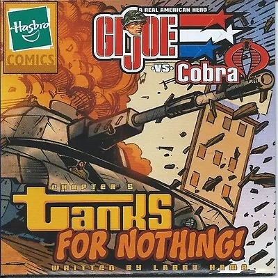 G I Joe Rare Mini Comic Giveaway Promo 5 Tanks For Nothing Larry Hama 2003 • $15