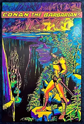 Conan The Barbarian! Black Light Marvel Comic Poster By Barry Windsor-Smith • $62.50
