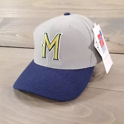 Vtg Milwaukee Brewers Hat Cap Sports Specialties Wool Blend Strap Back Deadstock • $29.99