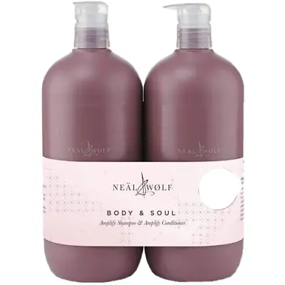 Neal And Wolf Body & Soul Amplify Volumising Shampoo And Conditioner 950ml DUO  • £44.99