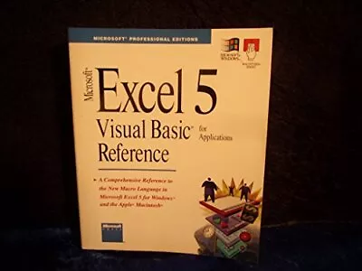 Microsoft Excel 5: Visual Basic For Applications Reference • $9.68