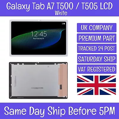 Samsung Galaxy Tab A7 2020 T500/T505 White LCD Display Screen Digitizer • £33.99