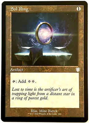 MTG Sol Ring The Brothers' War Commander 160 NM Uncommon • $4.75