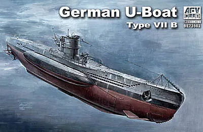 AFVClub German U-Boat Type VII B Submarine - Plastic Model Submarine Kit • $19.71