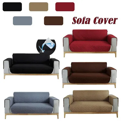 $17.57 • Buy Waterproof Quilted Sofa Covers Chair Couch Slipcover Pet Protector Mats Non-slip