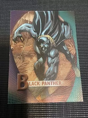 2012 Marvel Beginnings Series 2 PRIME MICROMOTION Etched Foil #M-5 Black Panther • $15