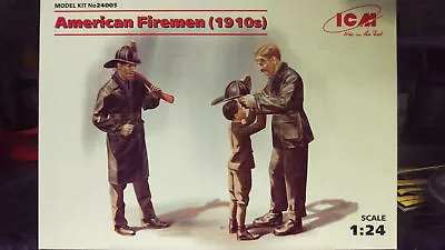 ICM American Firemen 1910s (3 Figures) 1/24 • £10.98