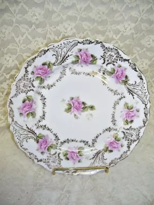 Pink Roses Plate Marked C.T. Germany  Antique  • $26.95