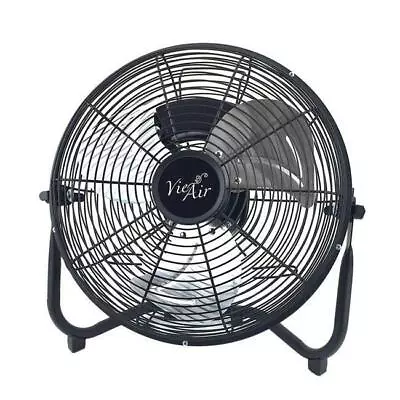 Vie Air VA-12 12 In. High Velocity All Metal Tilting 3 Speed Floor Fan • $34.54