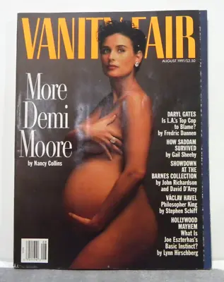 Vanity Fair Magazine August 1991 - Demi Moore Nude • $10