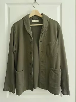 BUCK MASON Interloop Shawl Jacket Men's Size S Small Green • $60