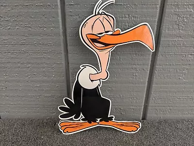 Vintage Beaky Buzzard Cartoon Character Porcelain Enamel Metal Sign 13  X 8  • $75.27