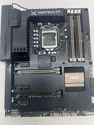 ASUS SABERTOOTH Z77 Motherboard LGA1155 Intel Z77 DDR3 -FOR PARTS ONLY - AS IS- • $50
