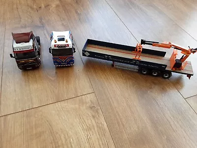 2 X Corgi 1:50 Scale Trucks And 1 Trailer • £27