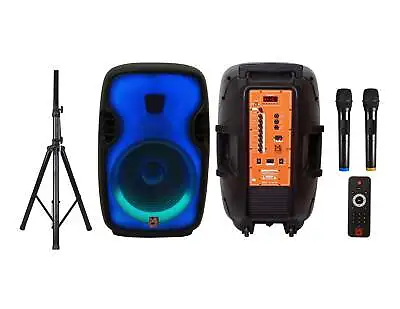 MR DJ FLAME3500LED Professional Portable 15” 2-Way Full-Range Powered/Active DJ  • $199.99