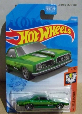 $2.25 • Buy Hot Wheels Muscle Mania Series '68 Plymouth Barracuda Formula S #7/10- #239/250