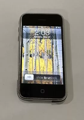 Apple IPhone 1st Generation - 8GB - Black (AT&T) A1203 (GSM)  IOS 3.0 A83 • $64