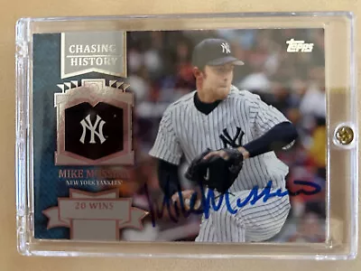 Mike Mussina Hand Signed 2013 Topps Chasing History-  New York Yankees - #CH-118 • $17.99