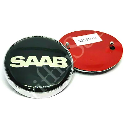 Saab Nevs Black 95 9-5 Saloon 1998-2005 Rear Boot Trunk Bootlid Badge 5289913 • $28.63