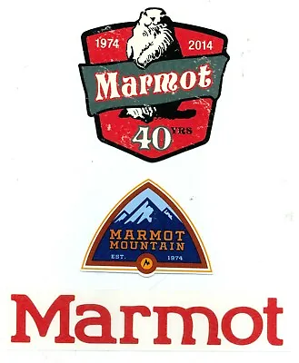 Marmot Outdoor Clothing Sticker Established 1974 40 Years 2014 Mountain Decal! • $2.46