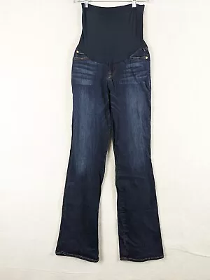 7 For All Mankind Maternity Jeans Size 29 Cotton Blend Blue • $22.21