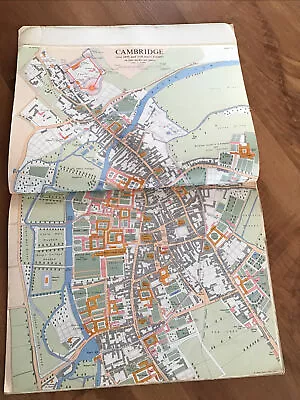 CAMBRIDGE  Large Maps Plans And Narrative 1800 And Before • £12