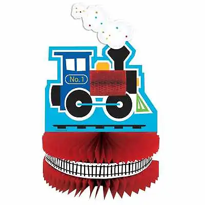 All Aboard Trains Train Engine Party Table Centre Decoration Centrepiece • $15.99