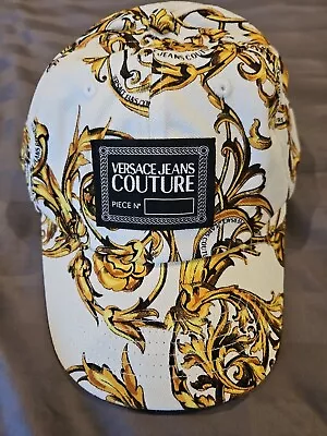Versace Jeans Couture Baroque Cap Hat Unisex Authentic Men Logo All Over Prin • $99