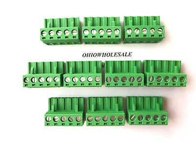 (Lot Of 10)5 Pole 5 Pin 5.08mm Phoenix Contact Connector PCB Terminal Block • $11.67