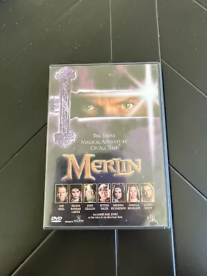 Merlin Artisan 1998 Full Screen Dvd 182 Min Region 1 Not Rated • $7.94