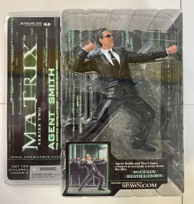 McFarlane Matrix Revolutions ~ Series Two ~ AGENT SMITH ~ 6  Figure UNOPENED • $24.99