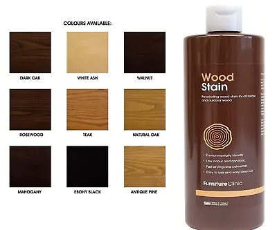£5.49 • Buy Wood Furniture Stain Dye For Interior & Exterior Wood Fast Effective Water Based