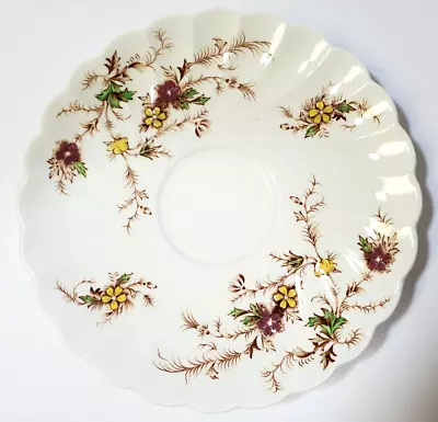 1 Vtge Myott Staffordshire Heritage Saucer Plate Floral (no Teacup) 9 Available • $2.50